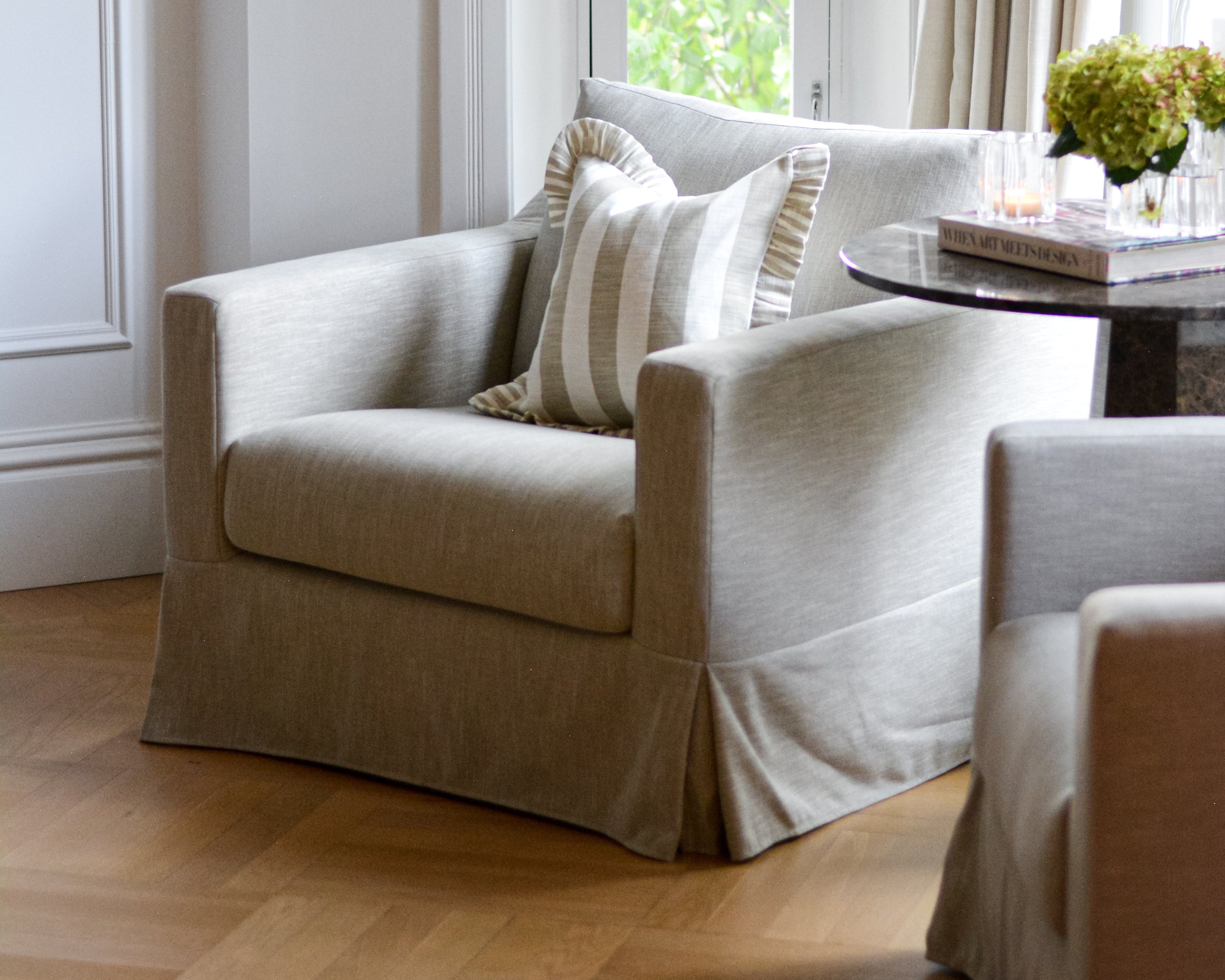 Eden Lounge Chair - True linen