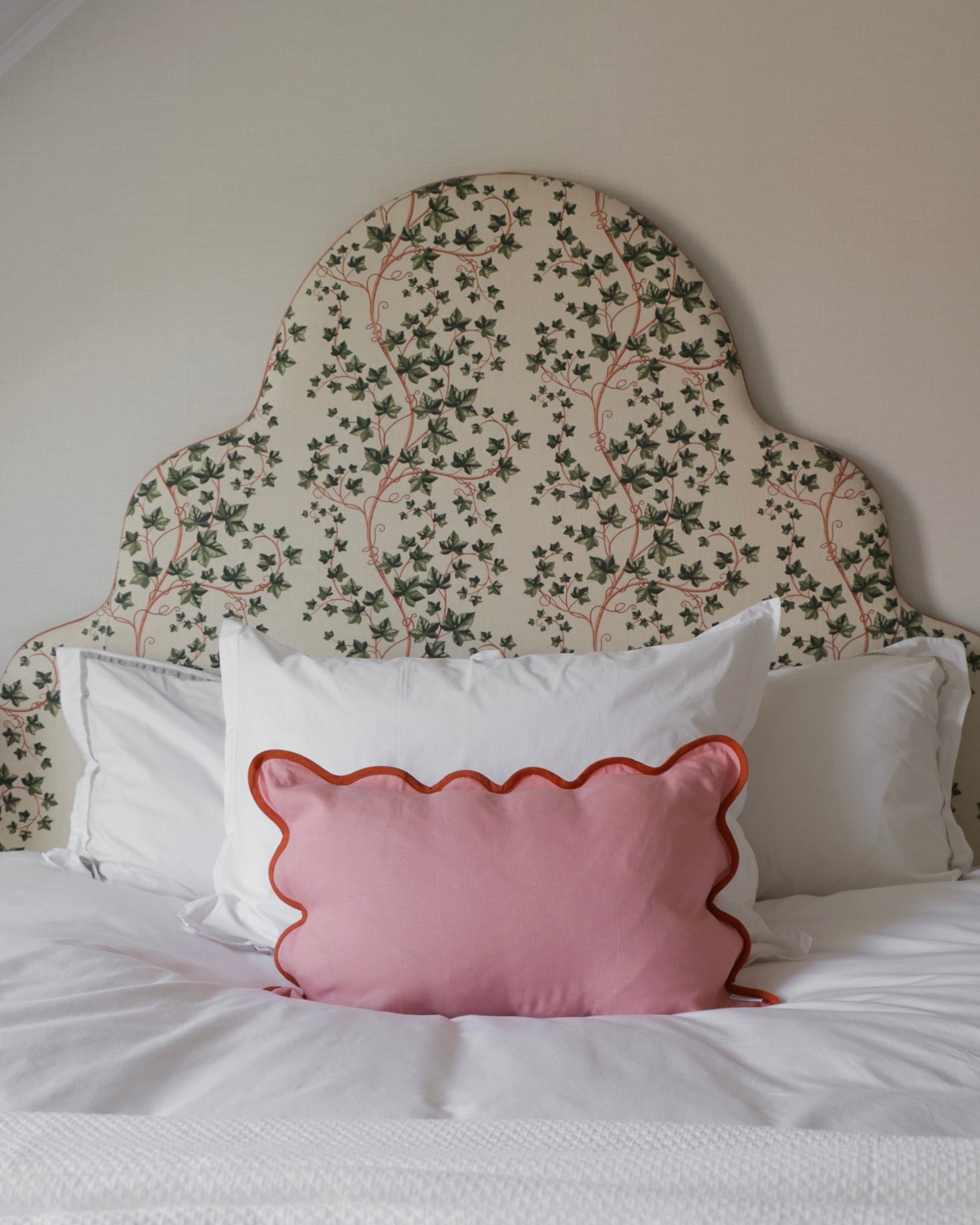 Poppy Cushion Cover - Pink
