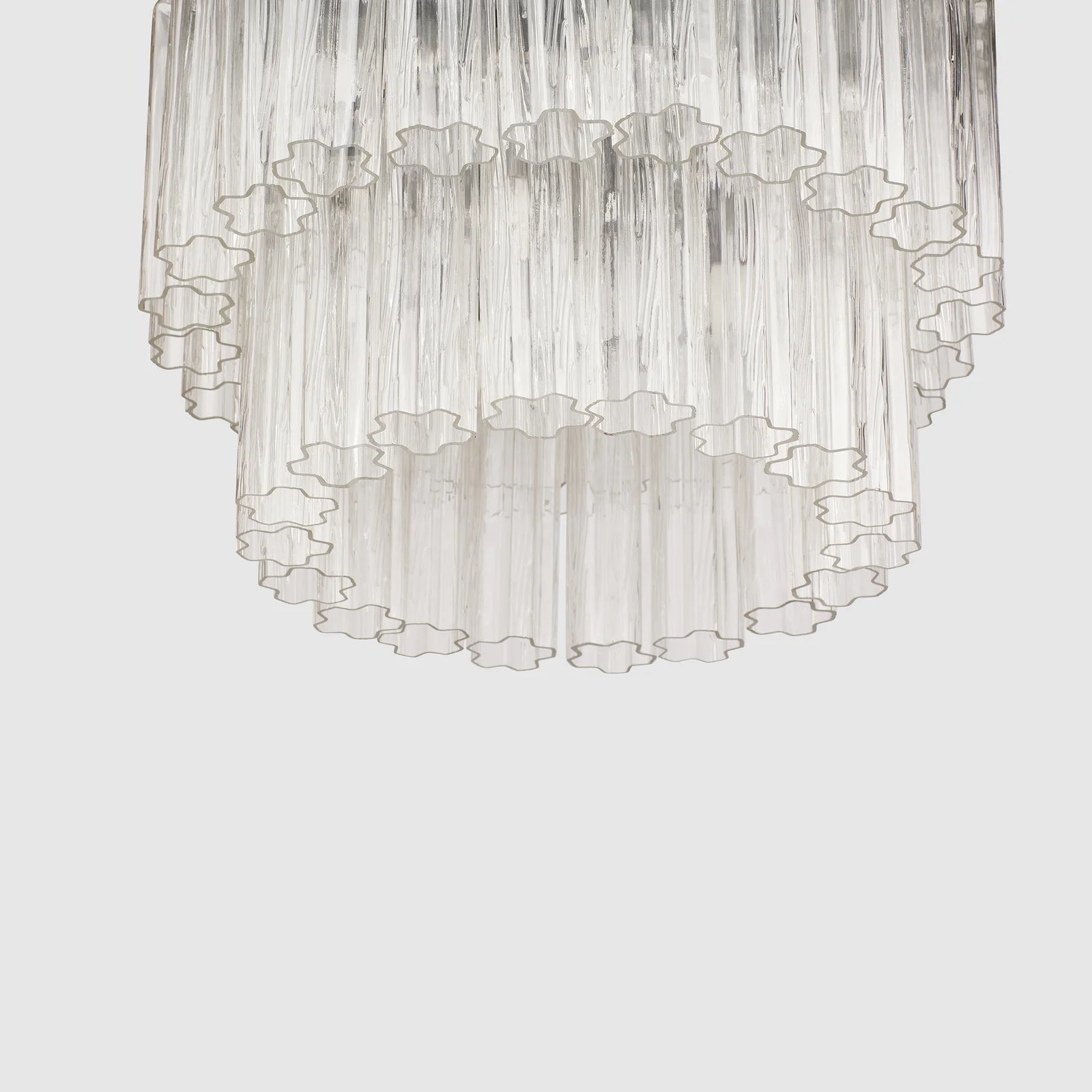 Fontaine Chandelier 2 Layer Black/Clear