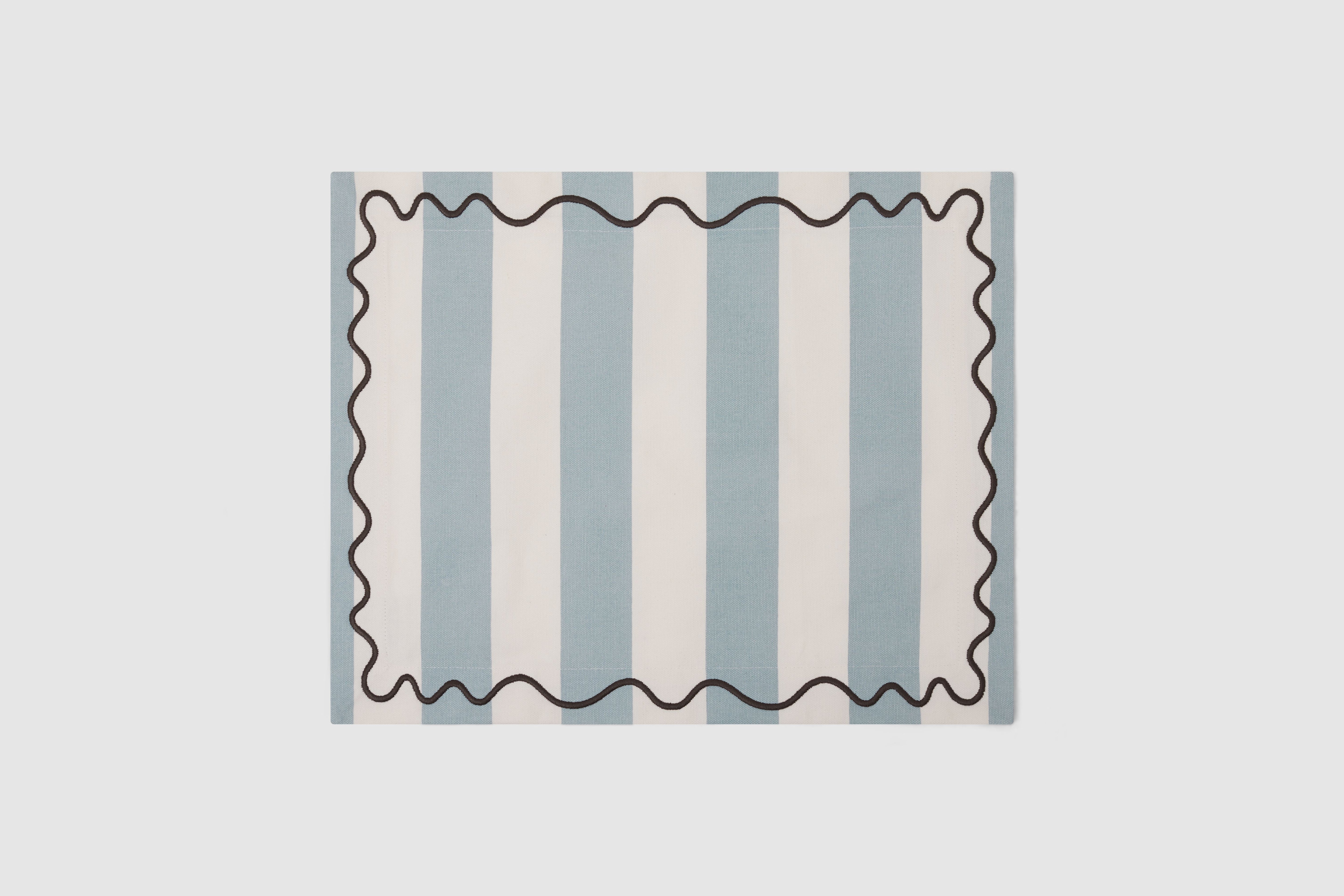 Sandy placemat dusty blue