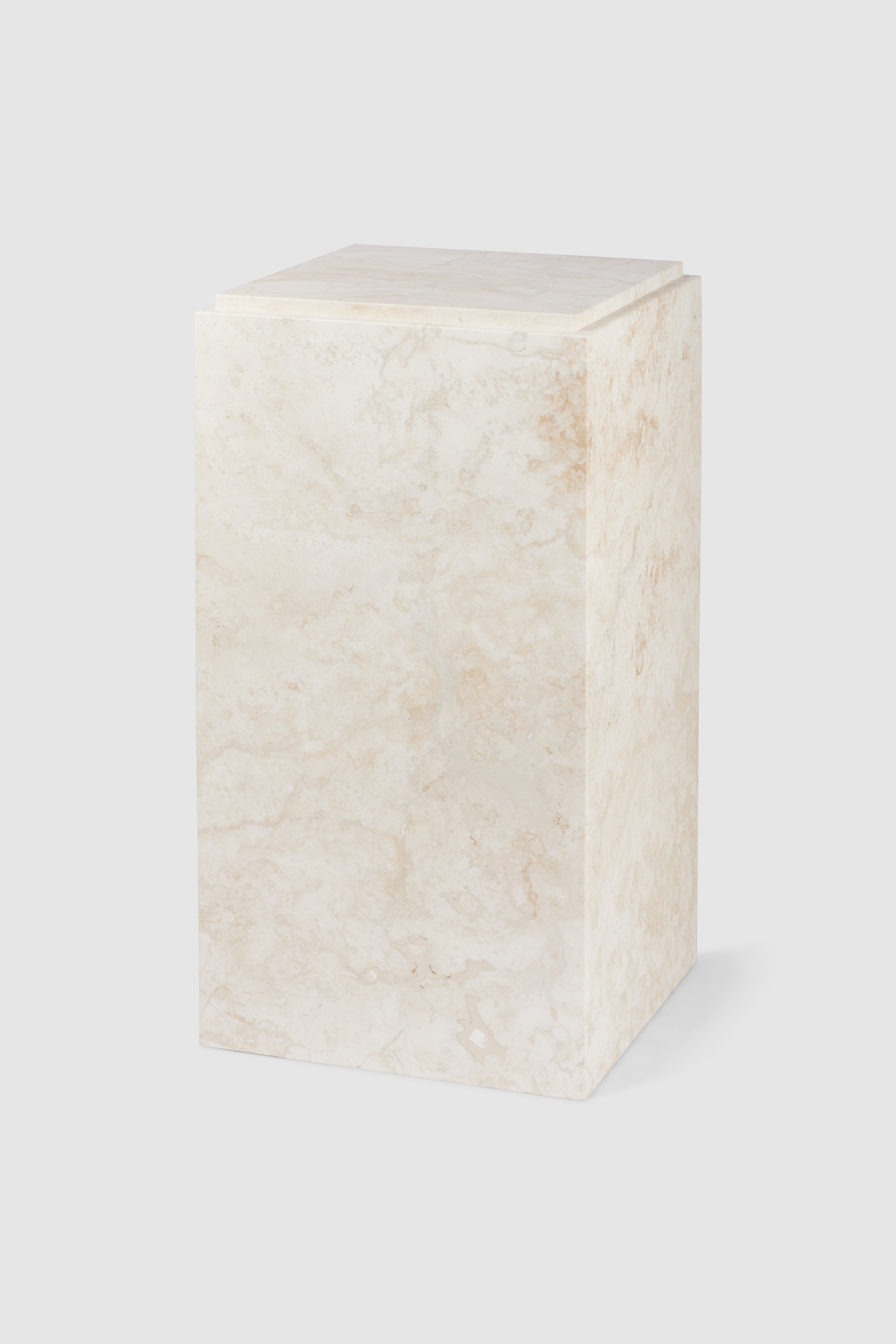 Hoxton Side Table Travertine L