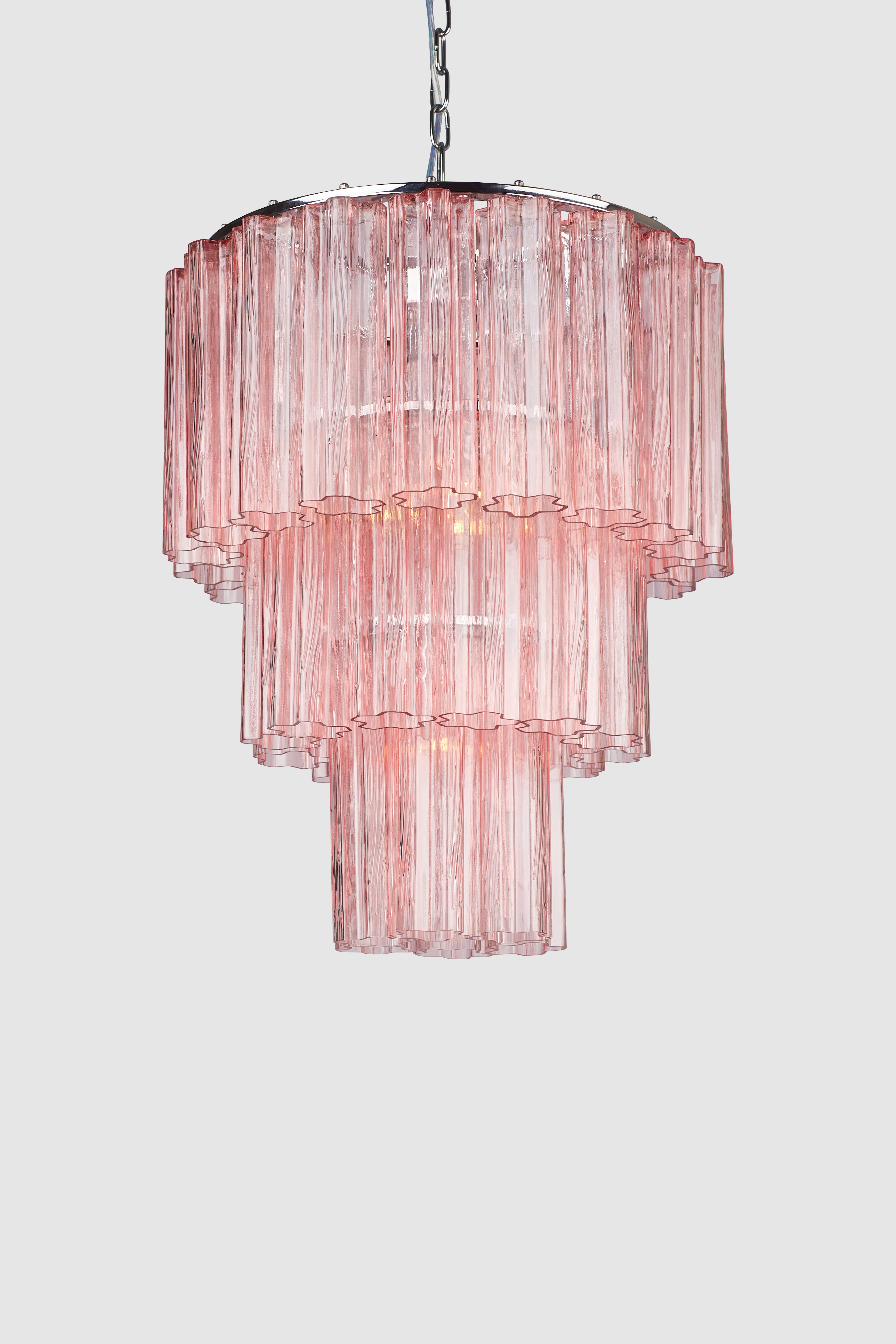 Fontaine Chandelier Pink