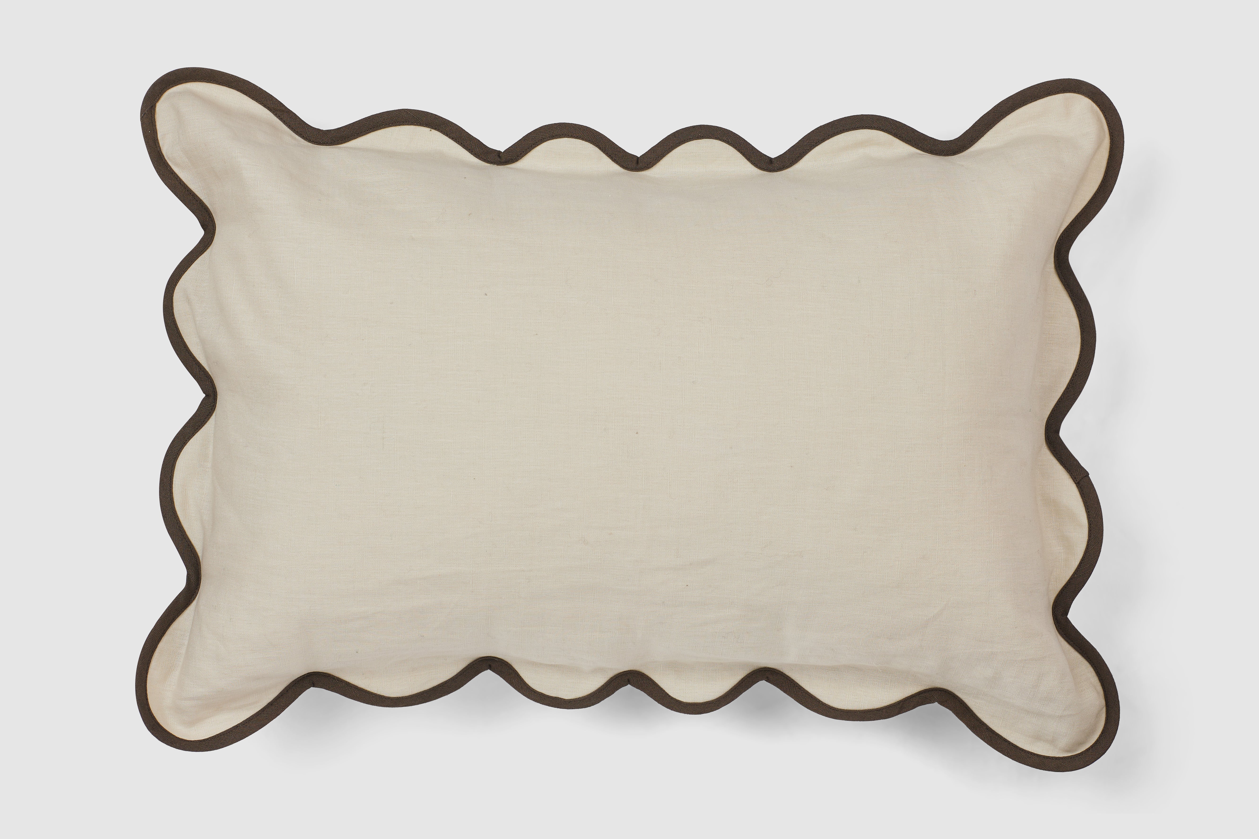 Poppy Cushion Cover - Ivory