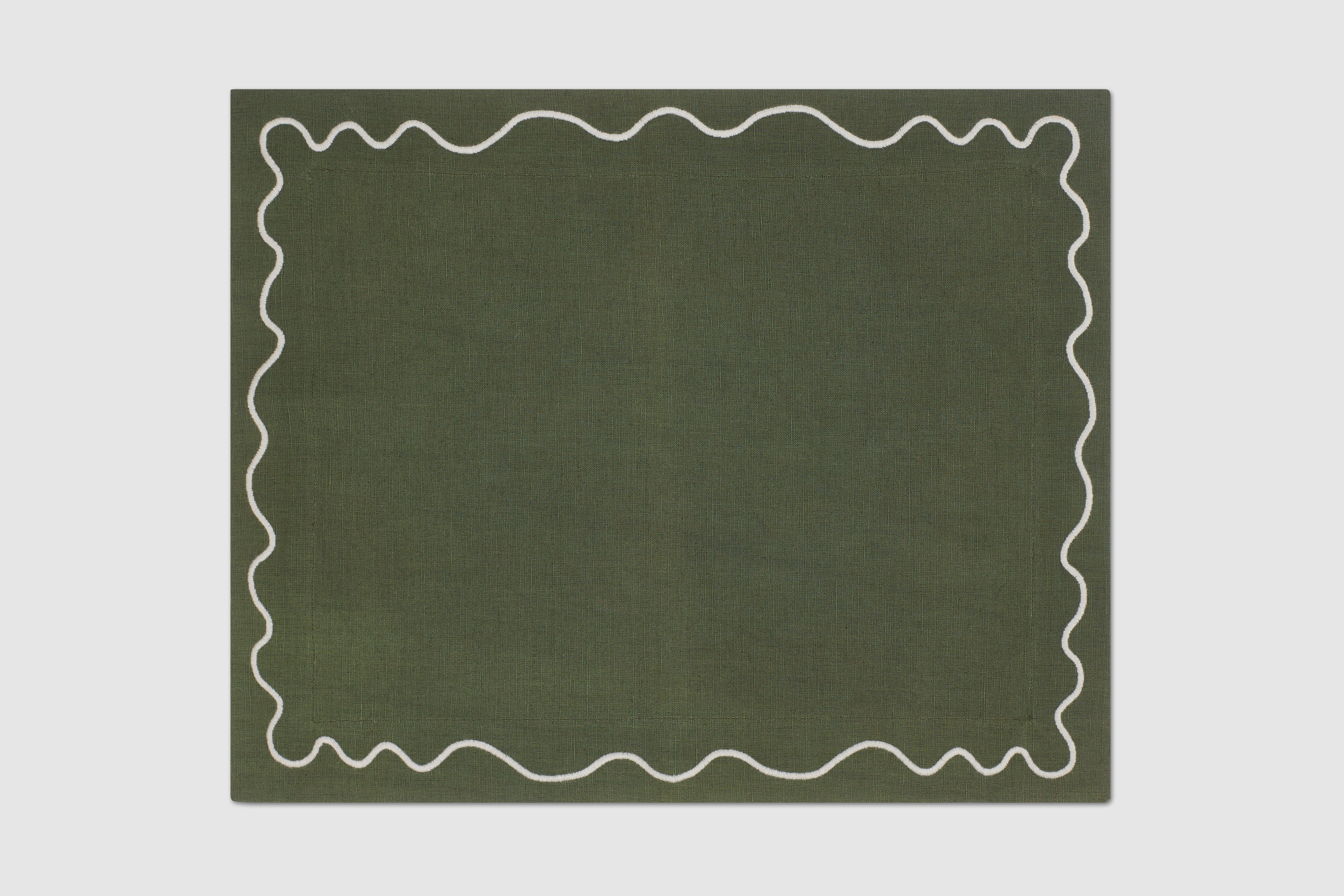 Jules placemat - Forest Green