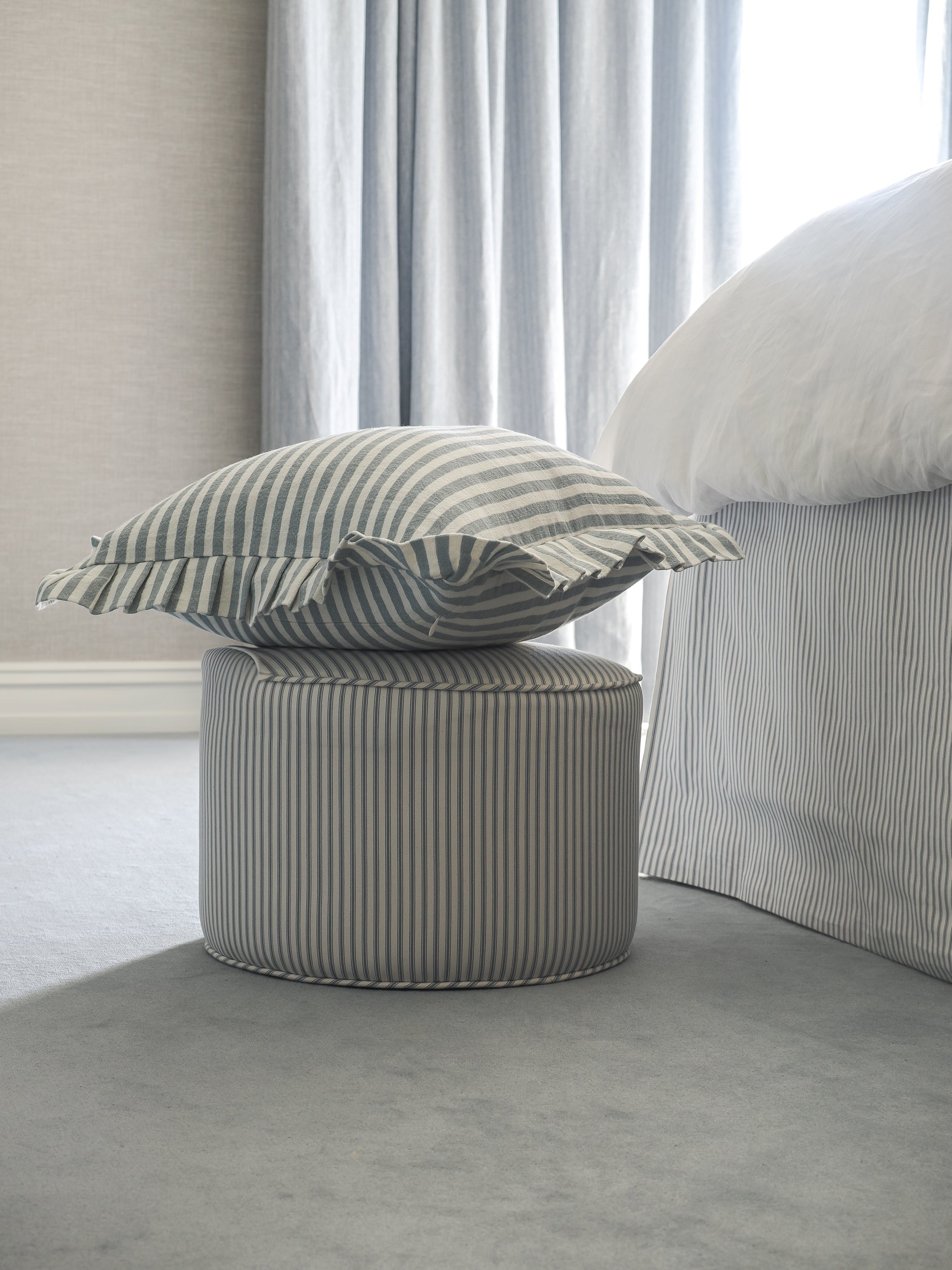 Cami Cushion Cover Dusty Blue