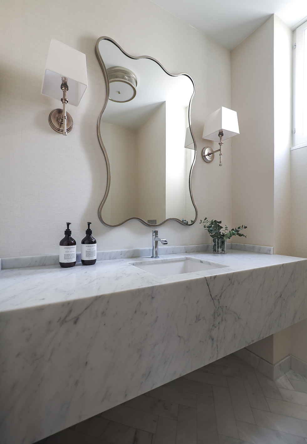 Bonie mirror small chrome